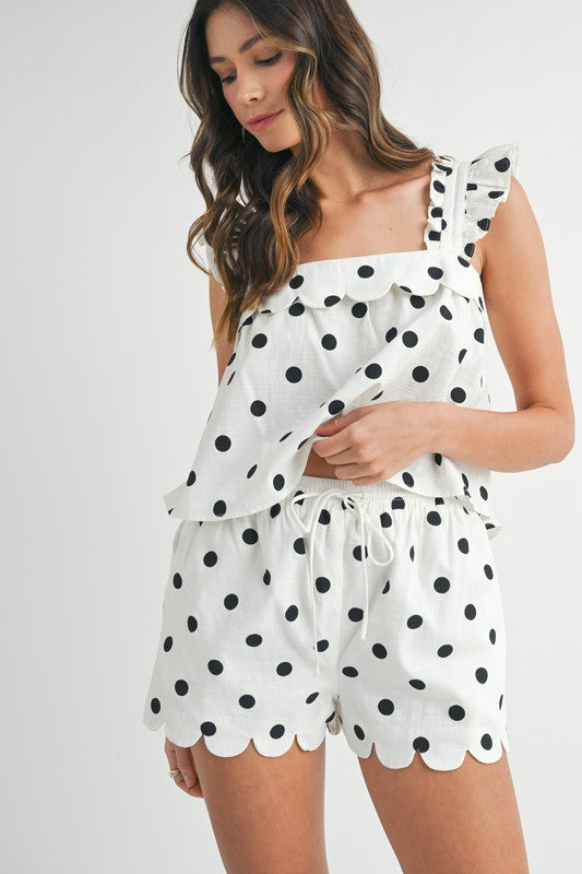 Polka dot set