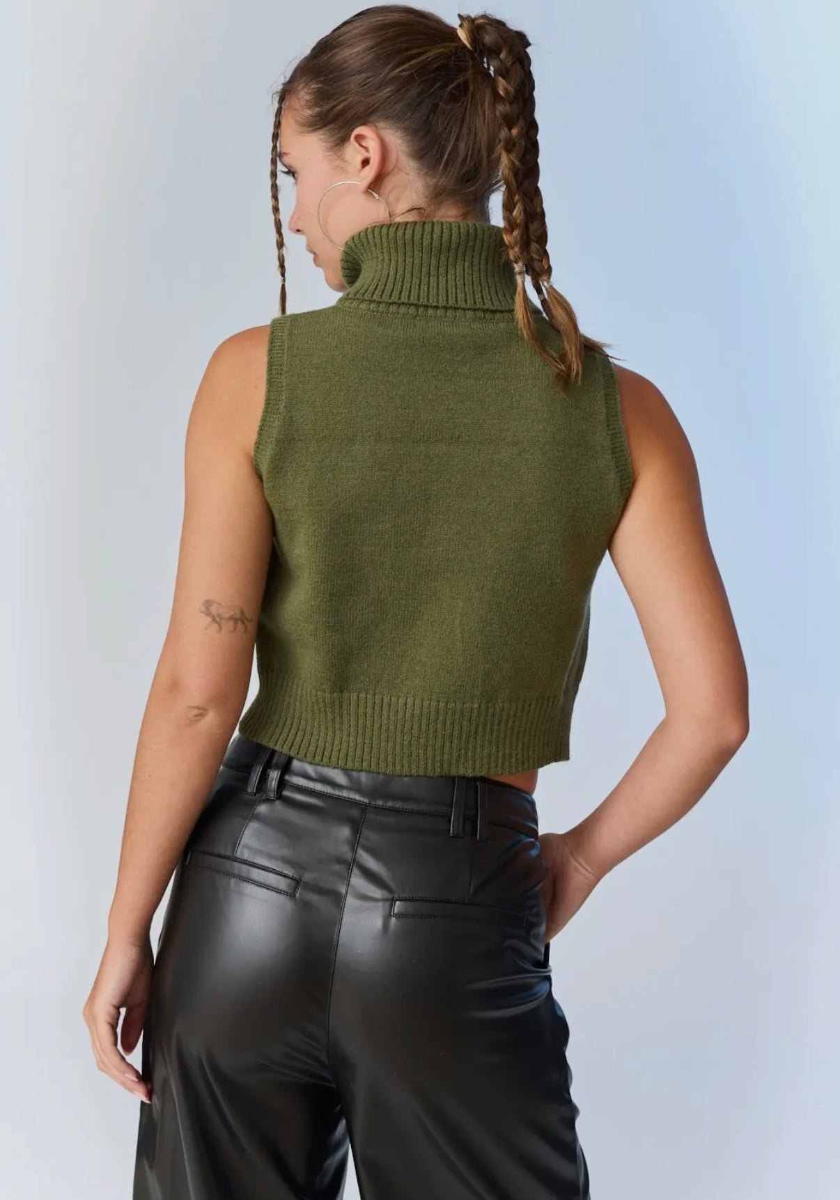 Autumn Turtle Neck Knit Top