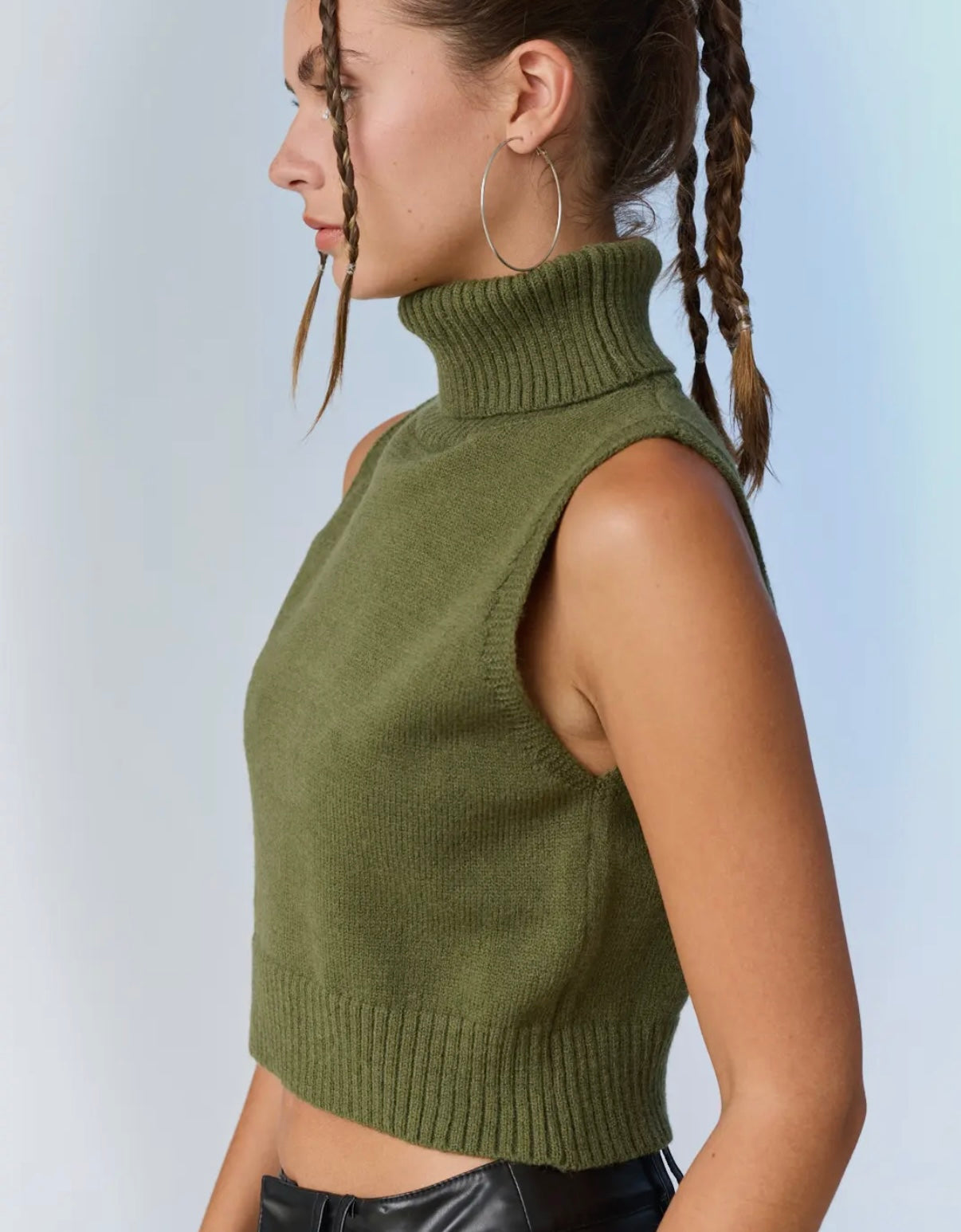 Autumn Turtle Neck Knit Top